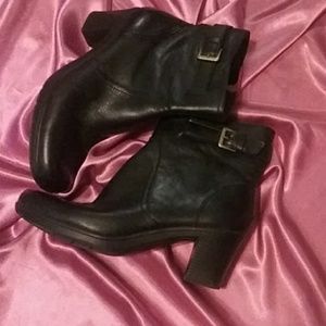 Clark's Black Booties